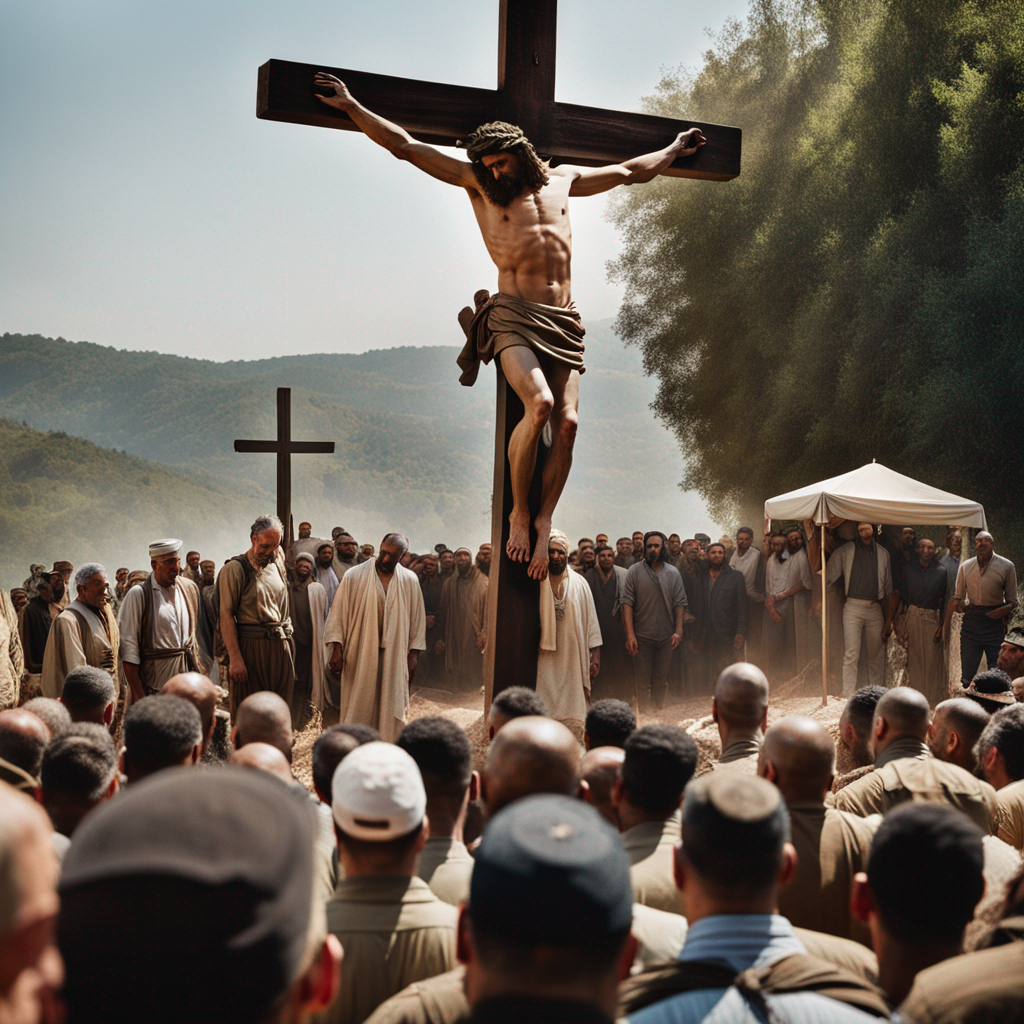 
The Ultimate Sacrifice
God's perfect Son hangs upon the cross,
His life poured out to atone for all our loss.
His love knows no bounds, His mercy no end,
To save wretched souls, our Savior did descend.
