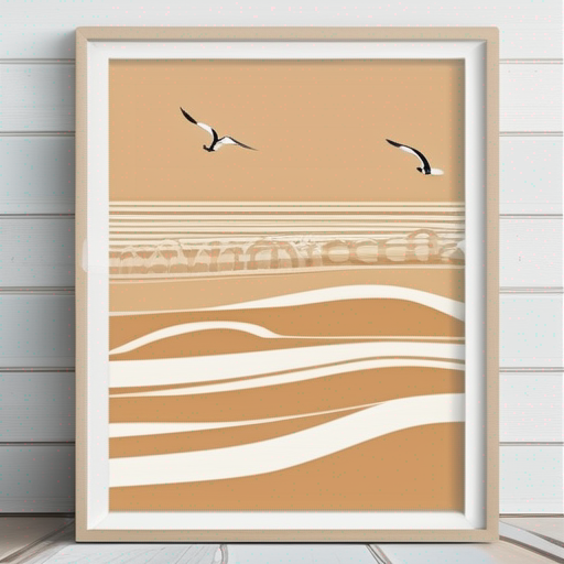 
The gentle waves and seagulls flying above the calm ocean depict a scene of serenity and peace, reflecting Paul's message to live without distraction, honoring God and finding purpose in each situation.
