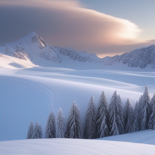 "Nature's Winter Symphony: Embark on the Stunning Journey into Mountains of Serenity"