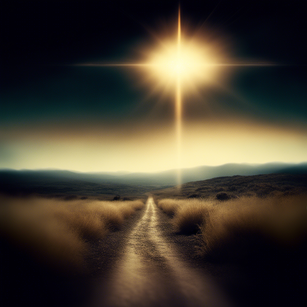 Radiant path to the unseen horizon,
Illumined by the light of faith's sure vision.